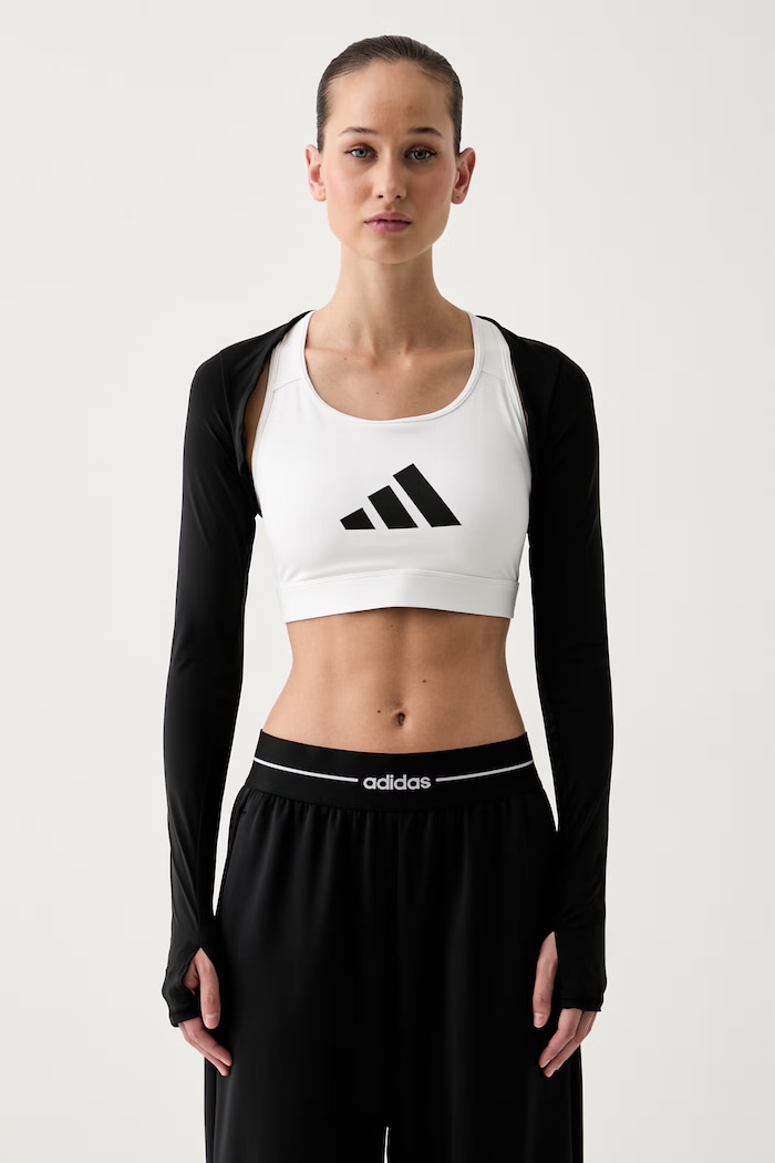 adidas Performance tréningové tričko s dlhým rukávom dámske čierna JY6378