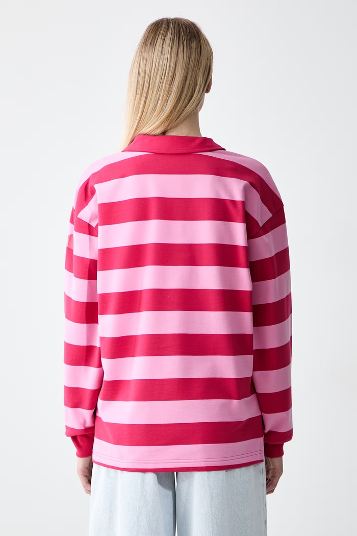 Odzież adidas longsleeve damski bawełniany Soft Lux KR3548 różowy