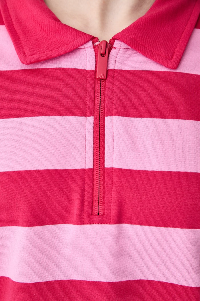 adidas longsleeve damski bawełniany Soft Lux KR3548 różowy