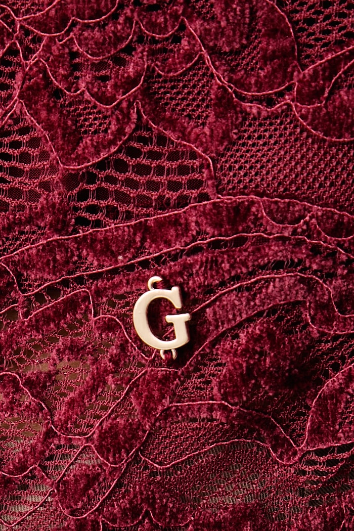 Μπλούζα γυναικεία δαντελένια DESIREE Guess κόκκινο W6BP30.K6382