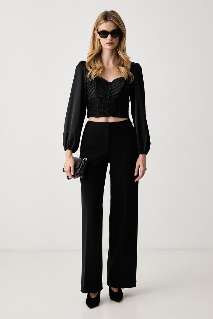 Guess Košeľa dámska JAMIE W6BH57.W4437 čierna AW26
