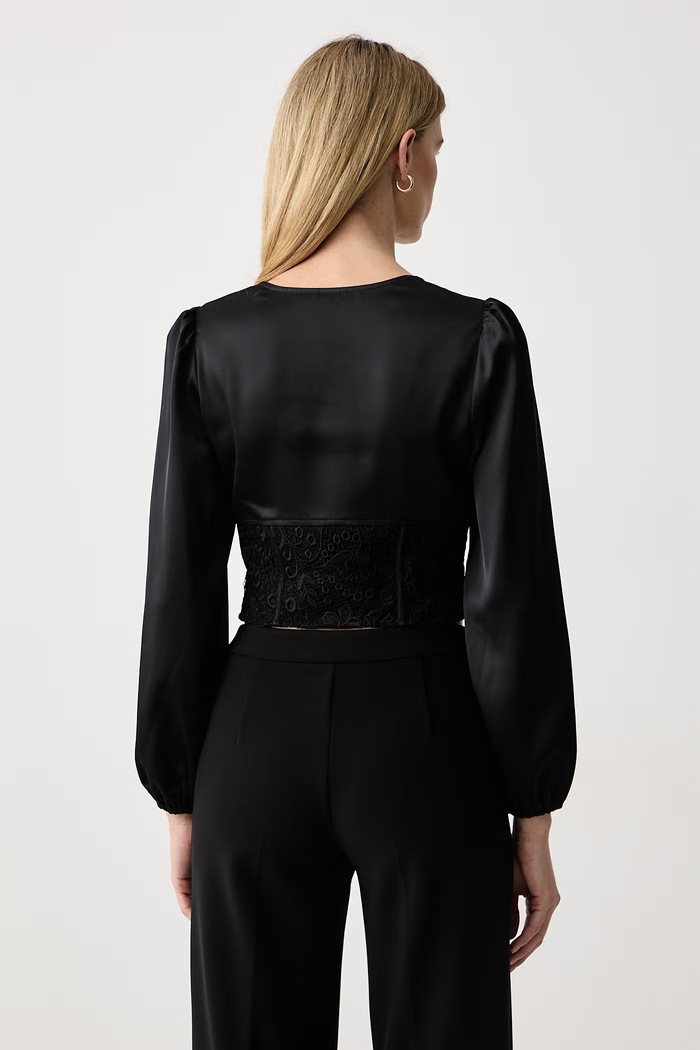 Oblečenie Guess Košeľa dámska JAMIE W6BH57.W4437 čierna