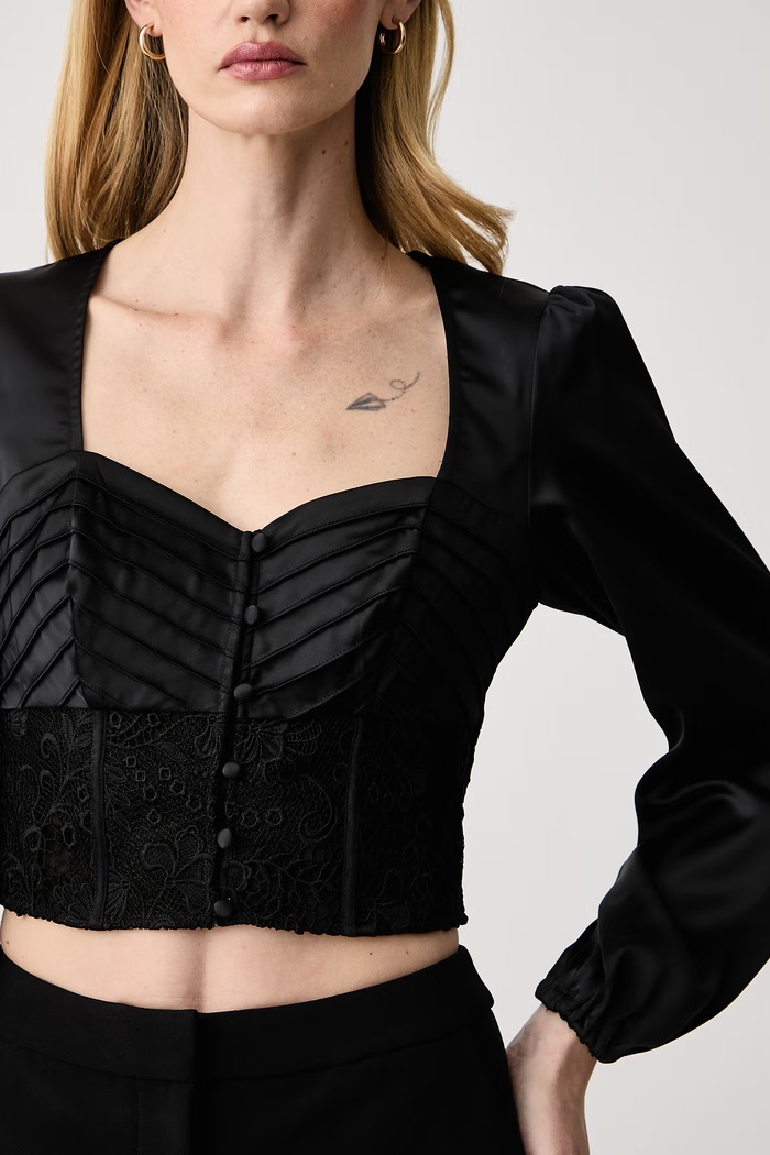 Košeľa dámska JAMIE Guess W6BH57.W4437 čierna