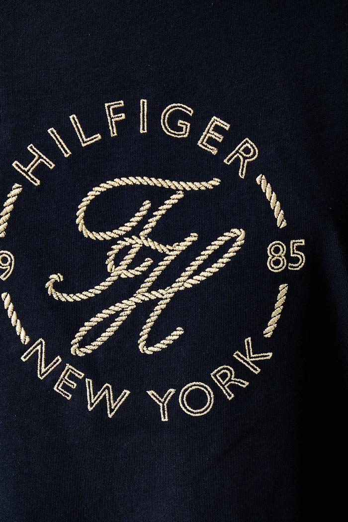 Tommy Hilfiger μακρυμάνικο γυναικείο βαμβακερό WW0WW50969 σκούρο μπλε