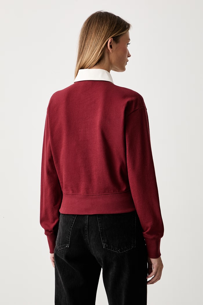 Odzież Kenzo bluzka damska bawełniana FG62PO5504SU bordowy
