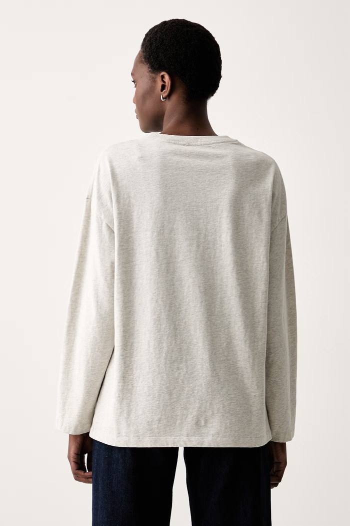 Odzież Kenzo longsleeve damski bawełniany FG62TL3574SG szary