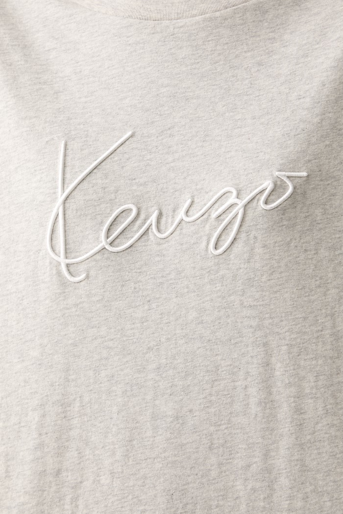 Kenzo longsleeve damski bawełniany FG62TL3574SG szary