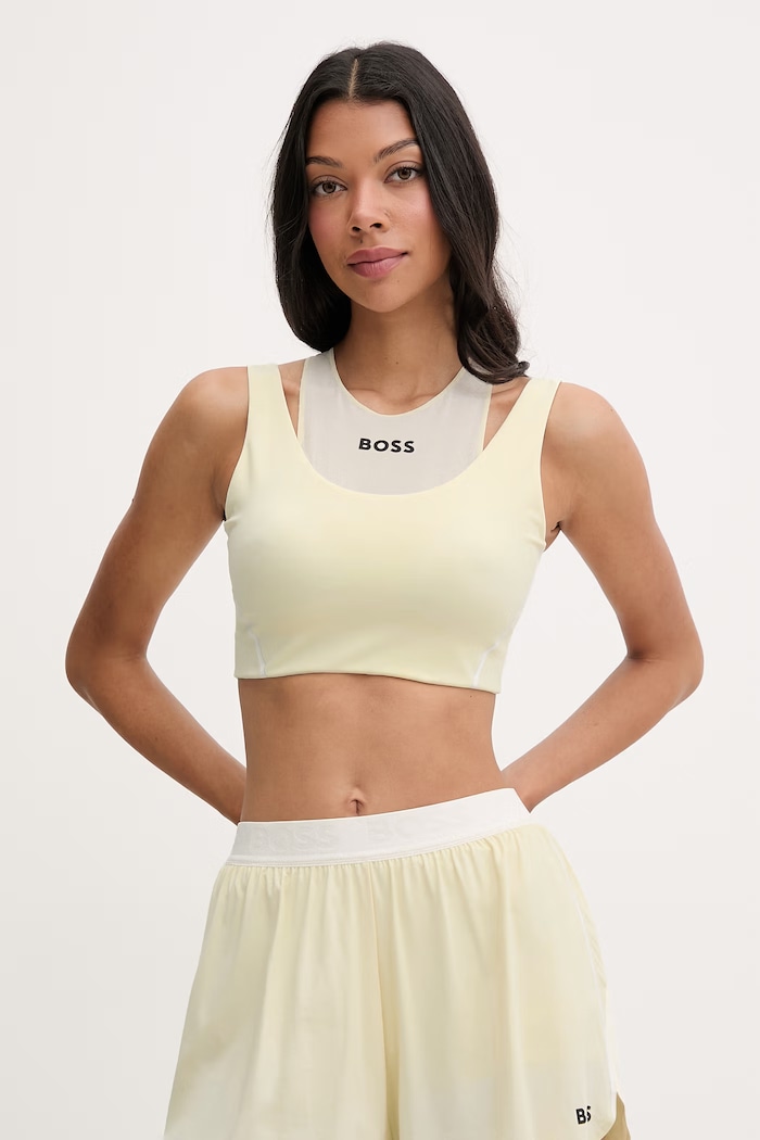 BOSS top dámsky Ekaden béžová 50572060