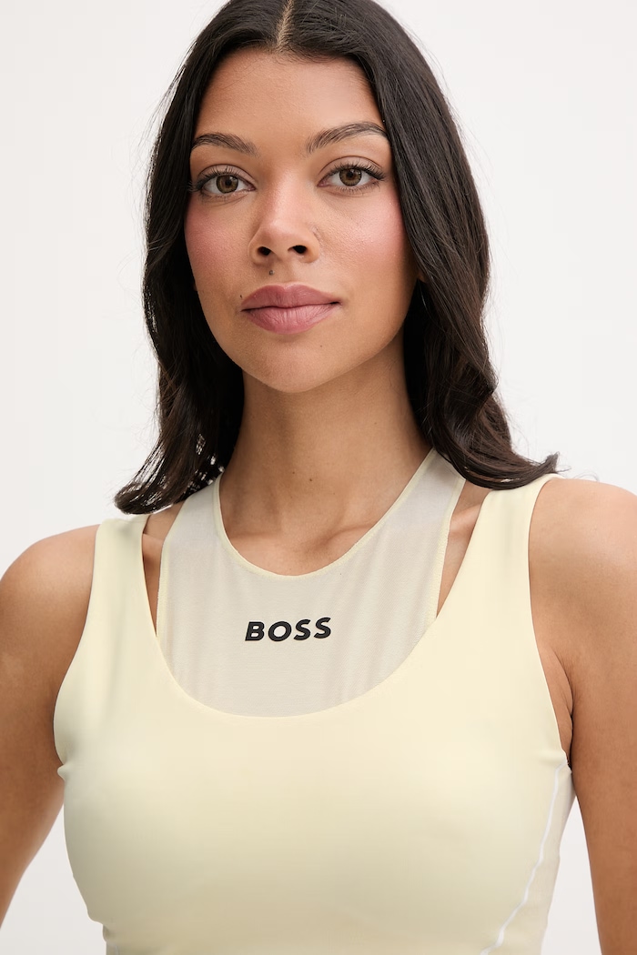 BOSS top dámsky Ekaden béžová 50572060