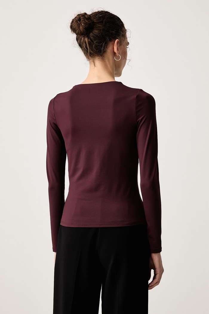 Odzież HUGO Longsleeve damski Dasiia 50545208 brązowy