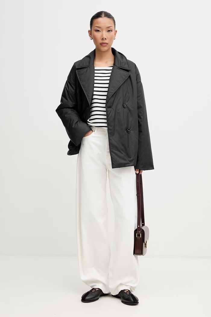 Marc O'Polo loungewear tričko dámské bavlněné 5000014527 béžová AW26