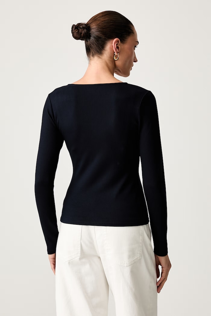 Odzież Guess longsleeve damski z wiskozy X NORTH SAILS W6YP60.K5318 granatowy