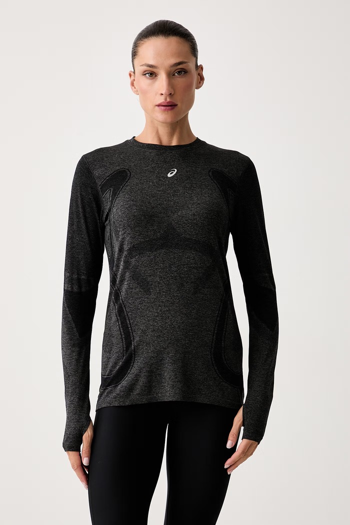 Asics longsleeve treningowy ROAD SEAMLESS LS TOP szary 2012D290.001