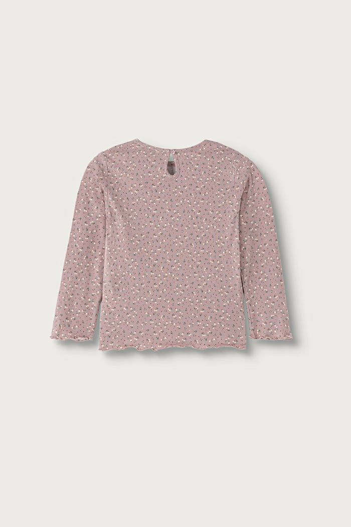 United Colors of Benetton Longsleeve dziecięcy bawełniany z elastanem 3H2LG10OE.P.Seasonal różowy AW26