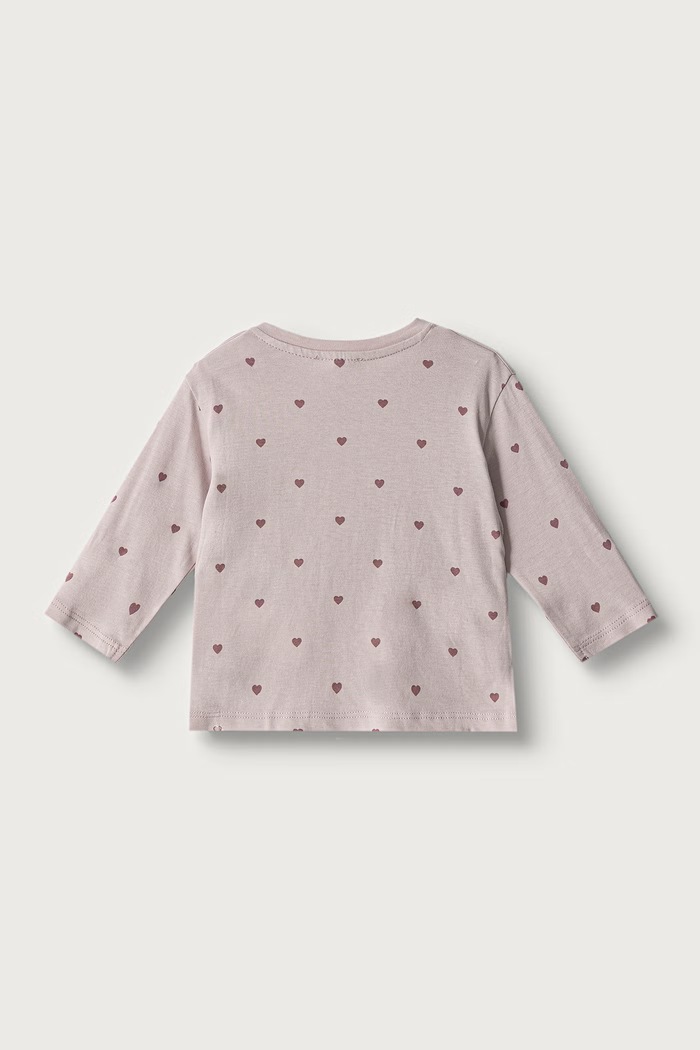 United Colors of Benetton Longsleeve niemowlęcy bawełniany 3Q74A107G.W.Seasonal różowy AW26
