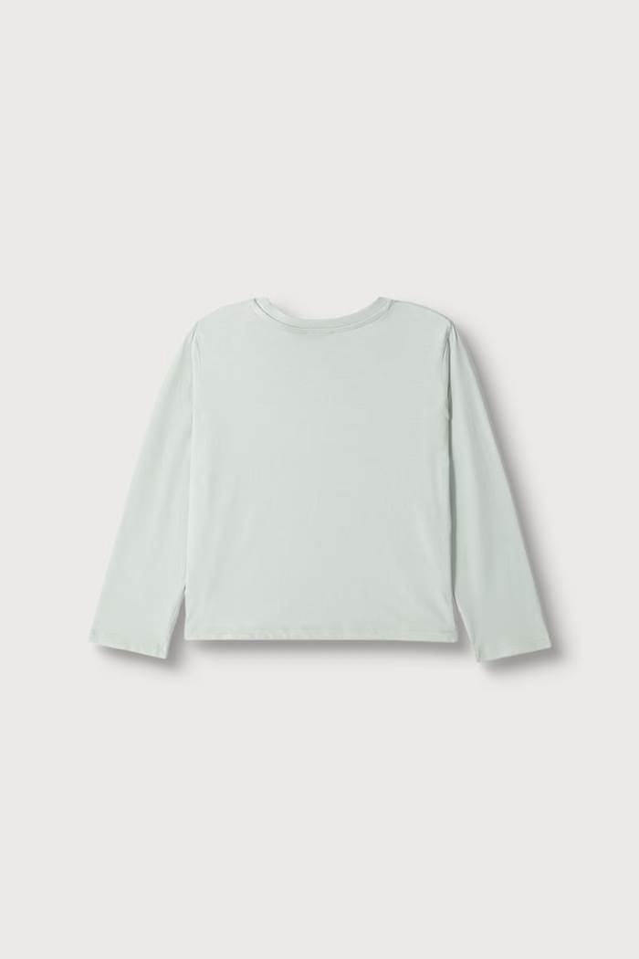 United Colors of Benetton Longsleeve pentru copii din bumbac 3I1XG10NH.P.Seasonal verde AW26