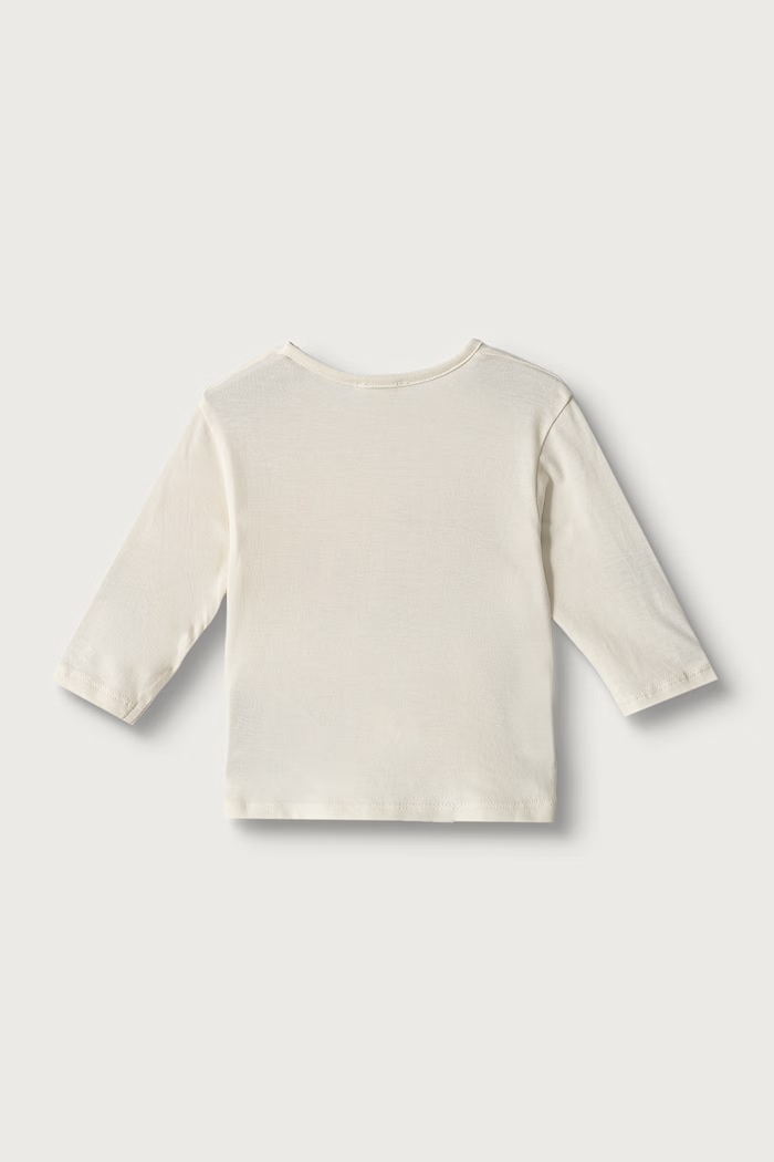 United Colors of Benetton Tričko s dlhým rukávom dojčenské bavlnené 3ATNA107H.W.Seasonal béžová AW26