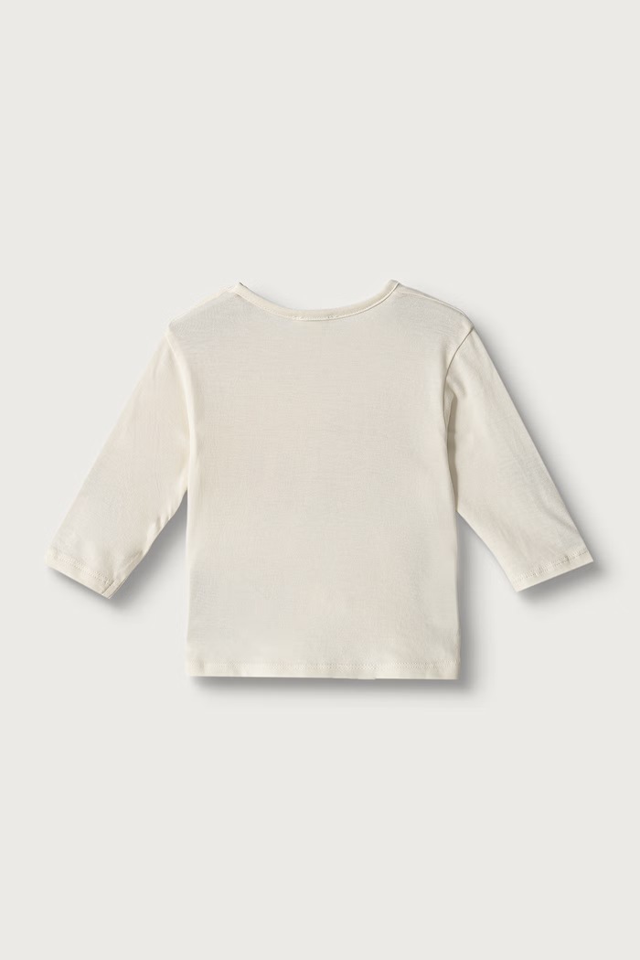 United Colors of Benetton Tričko s dlhým rukávom dojčenské bavlnené 3ATNA107H.W.Seasonal béžová AW26