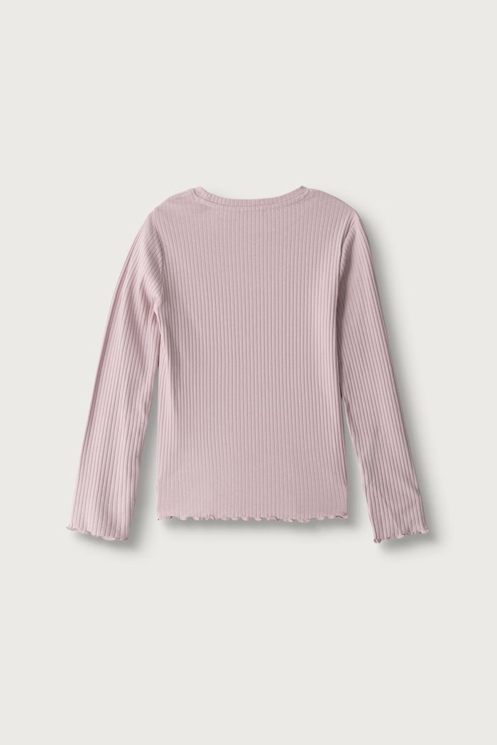 United Colors of Benetton Majica dugih rukava za djecu od pamuka s elastanom 3F1EC10N1.G.Reproposal roza AW26