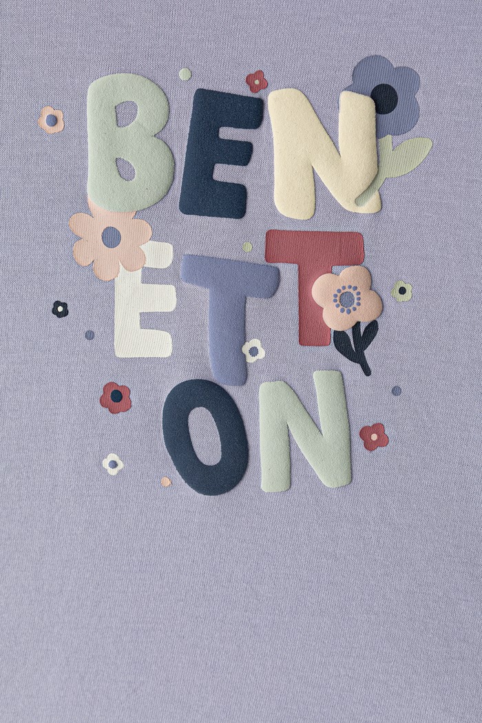 United Colors of Benetton Majica dugih rukava za djecu od pamuka 3ATNG10NI.P.Seasonal ljubičasta AW26