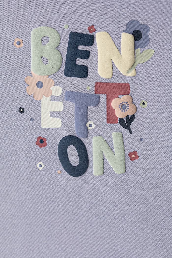 United Colors of Benetton Majica dugih rukava za djecu od pamuka 3ATNG10NI.P.Seasonal ljubičasta AW26