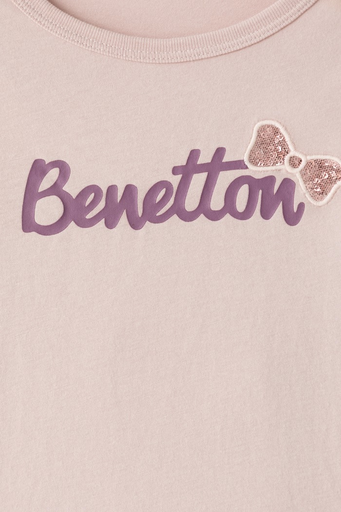 Djevojčice United Colors of Benetton Majica dugih rukava za djecu od pamuka 3ATNG10GI.P.Reproposal roza