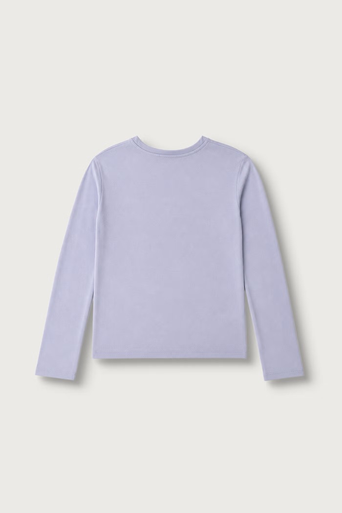 United Colors of Benetton Longsleeve dziecięcy bawełniany 3ATNC10U8.G.Seasonal fioletowy AW26