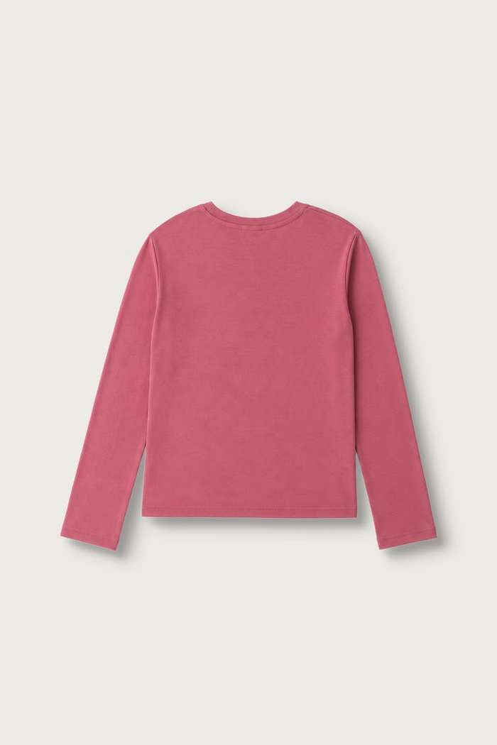 United Colors of Benetton Longsleeve dziecięcy bawełniany 3ATNC10U8.G.Seasonal różowy AW26