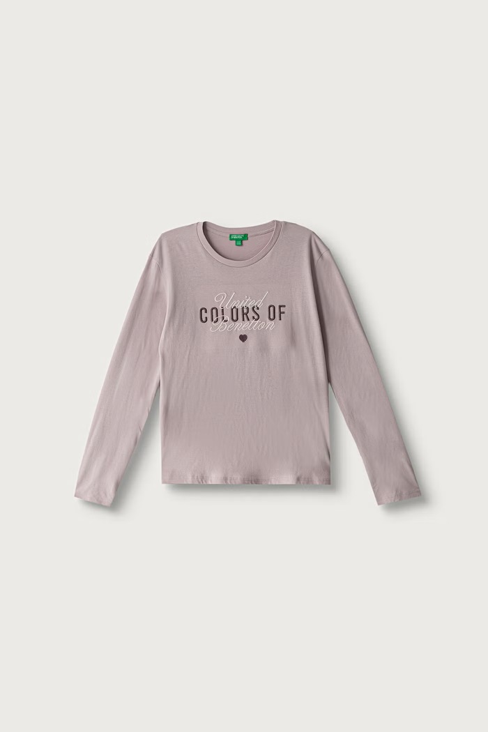 United Colors of Benetton Majica dugih rukava za djecu od pamuka roza 3ATNC10U8.G.Seasonal