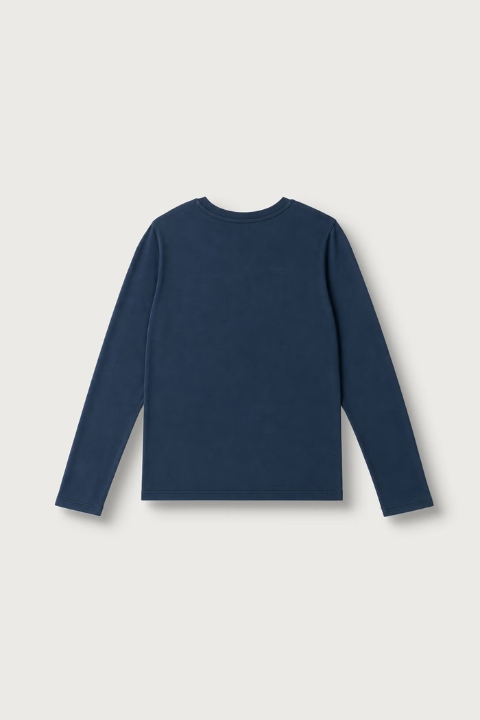 United Colors of Benetton Longsleeve dziecięcy bawełniany 3ATNC10U8.G.Seasonal granatowy AW26