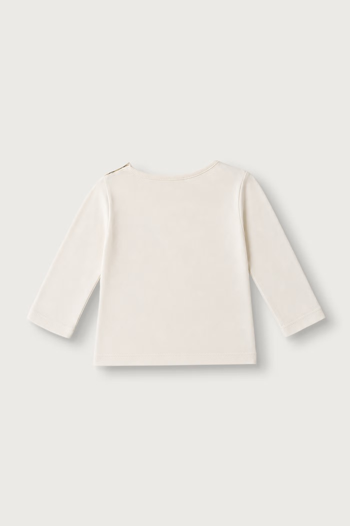 United Colors of Benetton Majica dugih rukava za djecu od pamuka 3ATNA107I.W.Seasonal bež AW26