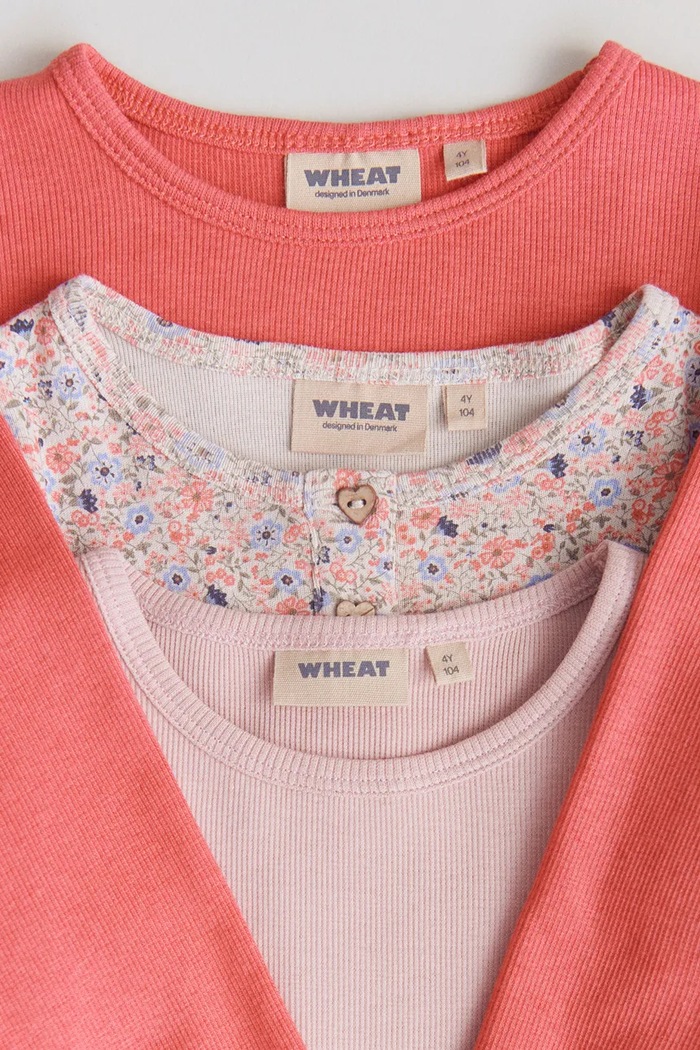 Fete Wheat Longsleeve pentru copii din bumbac 0193.121.GOTS bej
