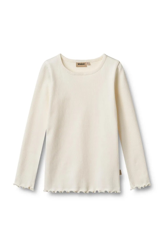 Wheat Longsleeve dziecięcy bawełniany z elastanem 2-pack 0155.006.GOTS różowy AW26
