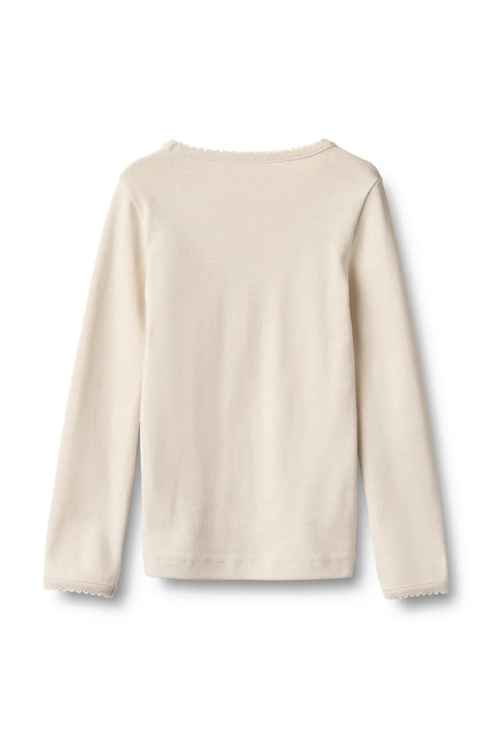 Wheat Longsleeve dziecięcy bawełniany 0153.010.GOTS beżowy AW26