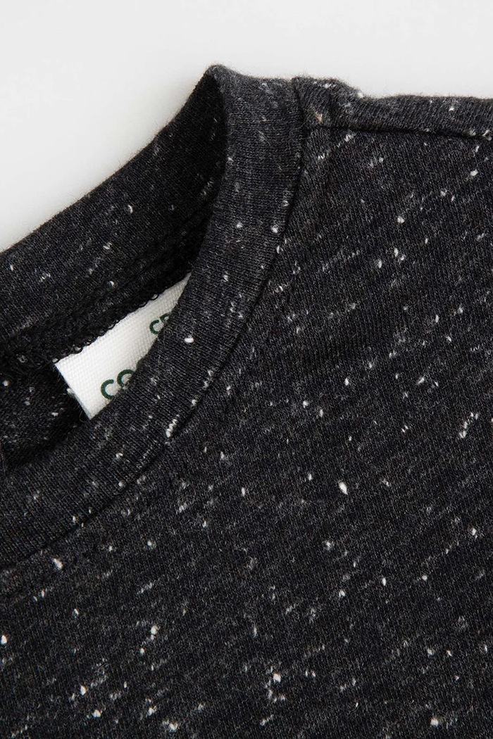 Dziewczynka Coccodrillo Longsleeve dziecięcy z bawełną ZC6143103TGK czarny