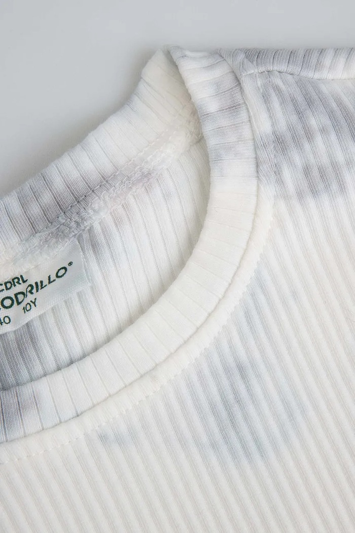 Longsleeve dziecięcy bawełniany z elastanem Coccodrillo ZC6143102TGJ szary