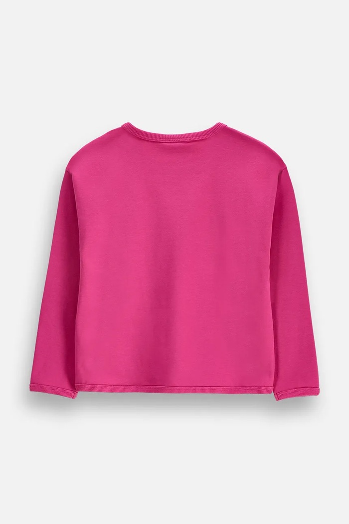 Coccodrillo T-shirt dziecięcy bawełniany z elastanem ZC6143103HGK fioletowy AW26