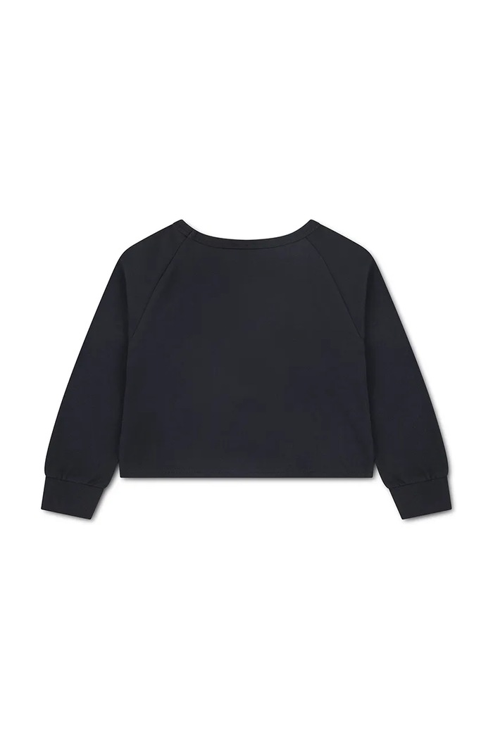 Levi's longsleeve dziecięcy z bawełną HEART KNIT TOP 3ER533 czarny AW26