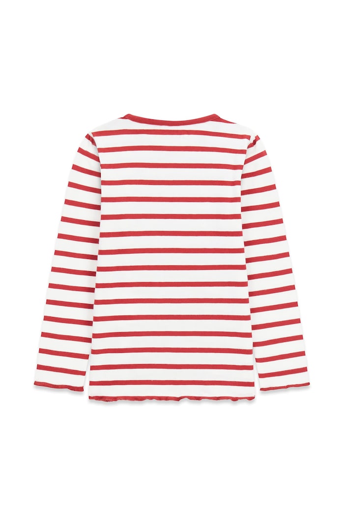 Guess Longsleeve dziecięcy bawełniany K6BI13.K5840.9BY2 czerwony AW26