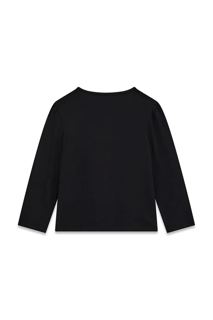 Guess Longsleeve dziecięcy bawełniany K6BI04.K5797.9BY2 czarny AW26