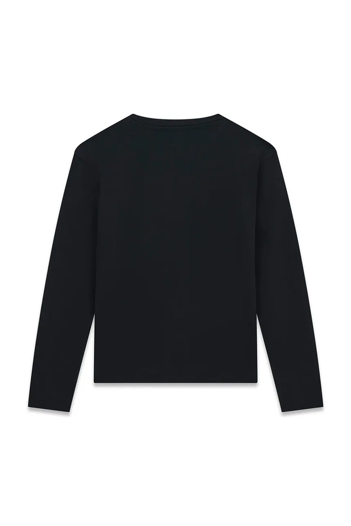 Guess Longsleeve dziecięcy bawełniany z elastanem J6BI30.K5832.9BY2 czarny AW26