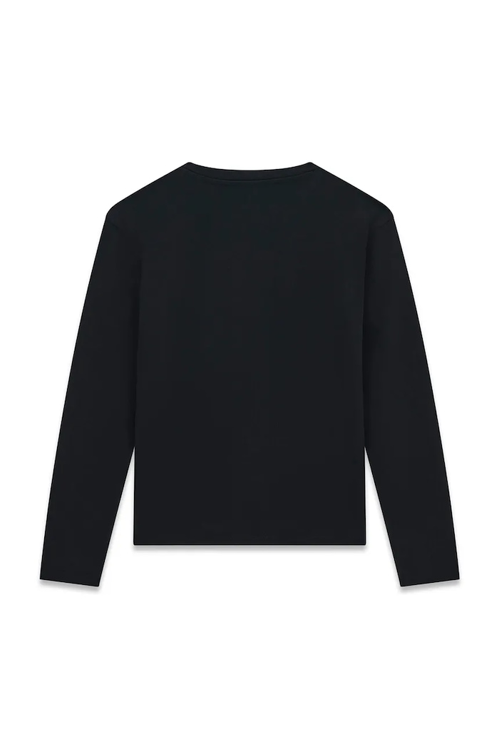 Guess Longsleeve dziecięcy bawełniany z elastanem J6BI30.K5832.9BY2 czarny AW26