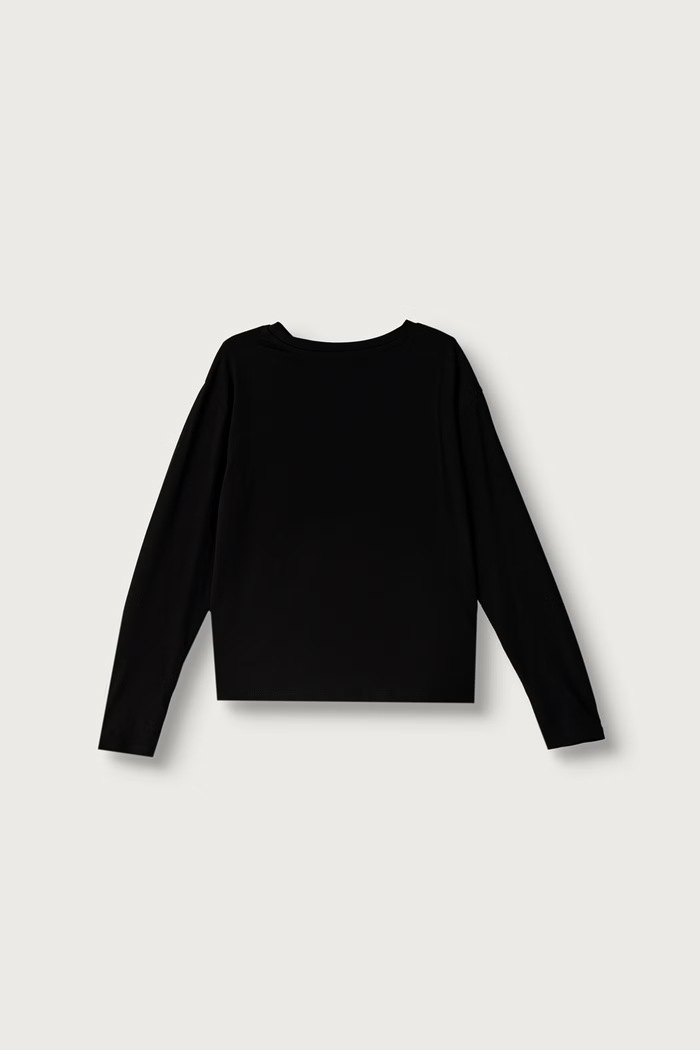 Guess Longsleeve dziecięcy bawełniany z elastanem J6BI29.K5831.9BY2 czarny AW26