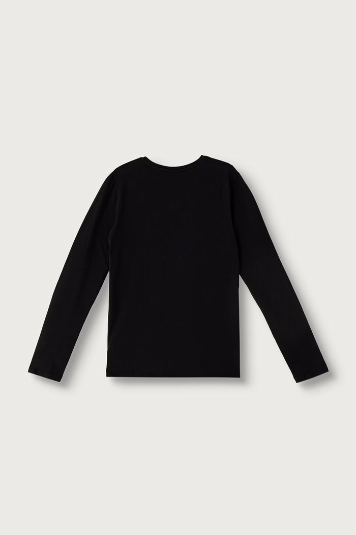 Guess Longsleeve dziecięcy bawełniany J6BI27.K5829.9BY2 czarny AW26