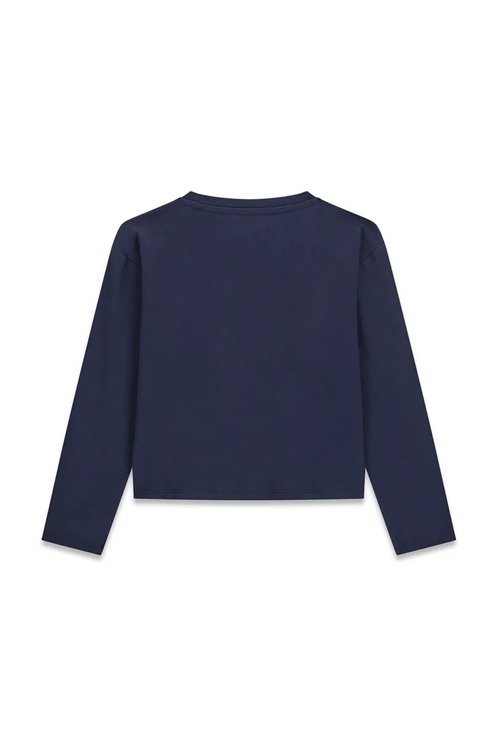 Guess Longsleeve dziecięcy J6BI22.K5819.9BY2 granatowy AW26