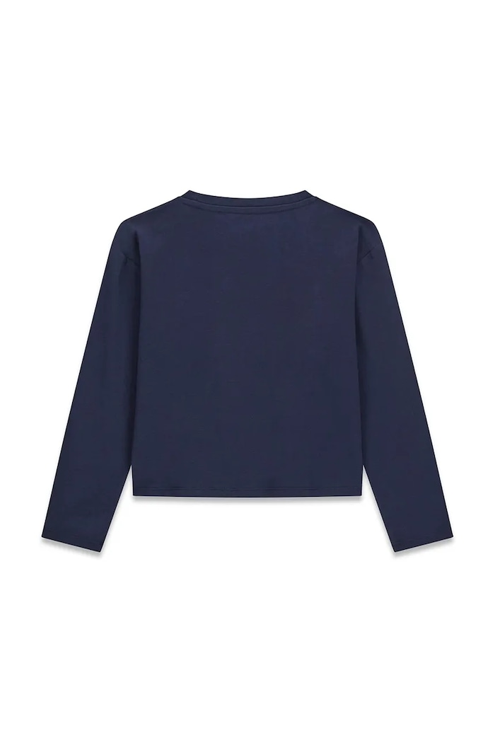 Guess Longsleeve dziecięcy J6BI22.K5819.9BY2 granatowy AW26