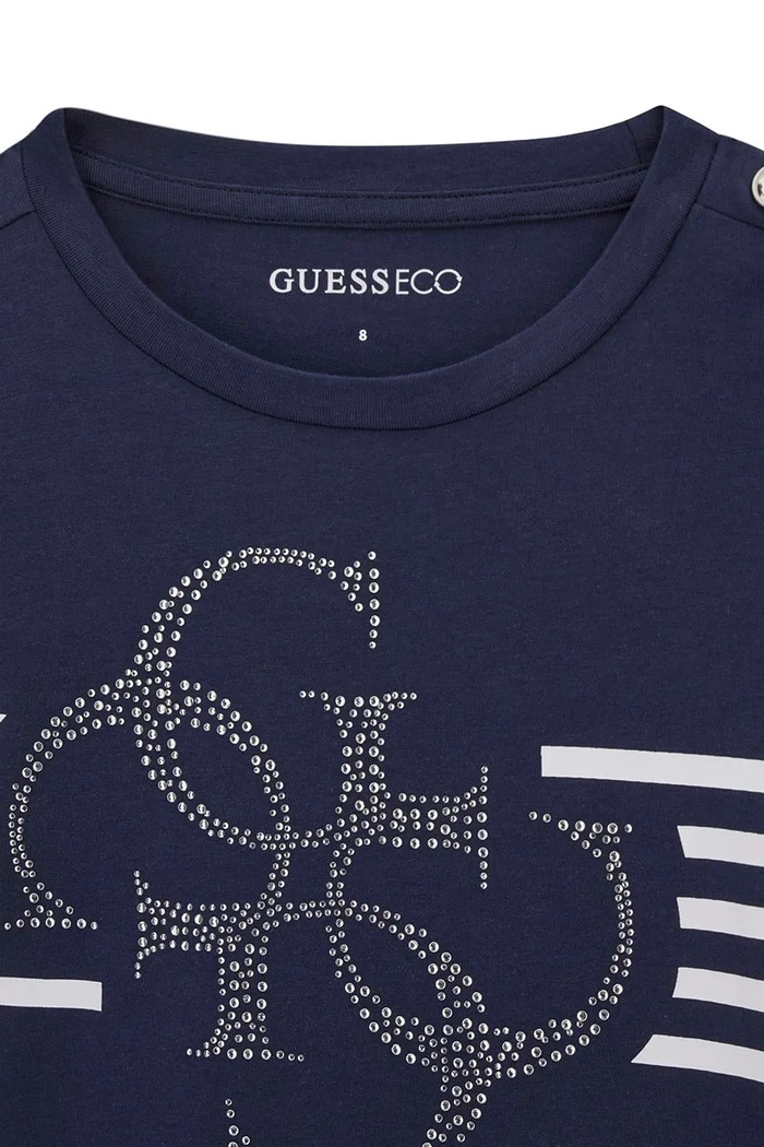 Dziewczynka Guess Longsleeve dziecięcy J6BI22.K5819.9BY2 granatowy