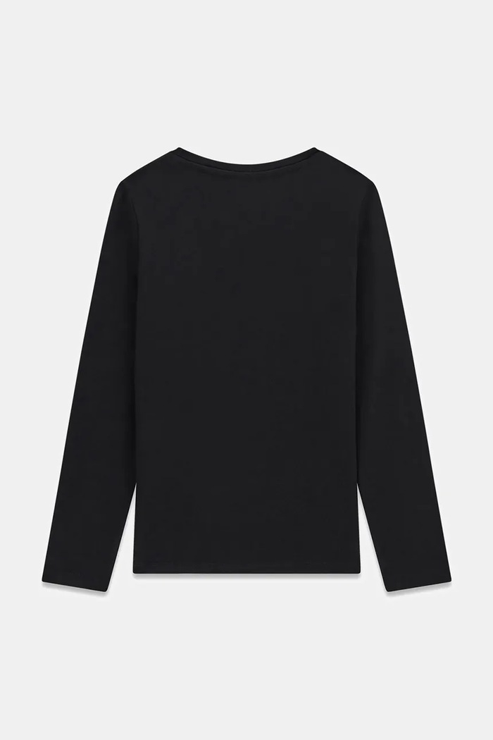 Guess Longsleeve dziecięcy bawełniany z elastanem J6BI12.K5793.9BY2 czarny AW26