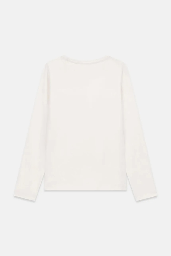 Guess Longsleeve dziecięcy bawełniany z elastanem J6BI09.K5783.9BY2 biały AW26