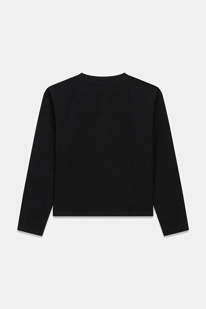 Guess Longsleeve dziecięcy bawełniany z elastanem J6BI08.K5778.9BY2 czarny AW26